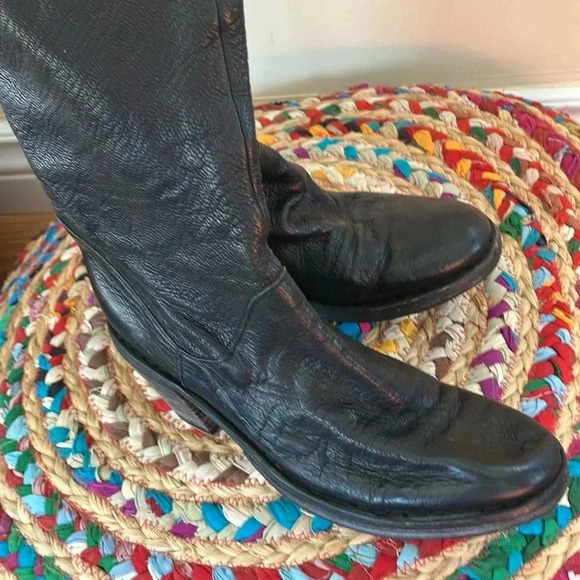 Fiorentini + Baker black leather  high boots - Picture 2 of 10